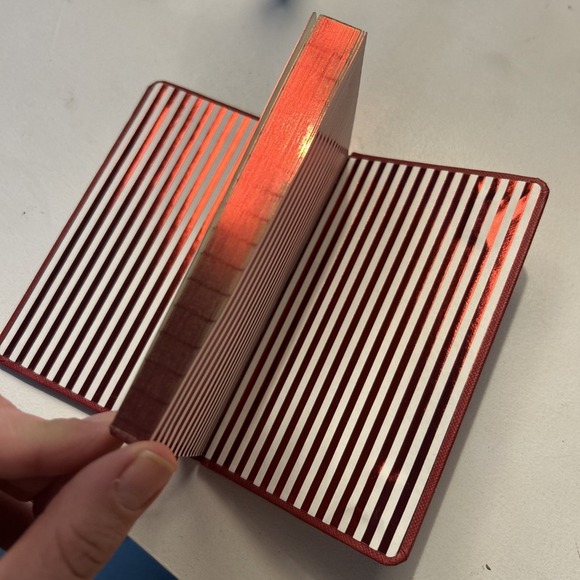 Michael Kors Giftables MK Fashion Notebook Journal Diary Red mini accessory - Picture 10 of 15